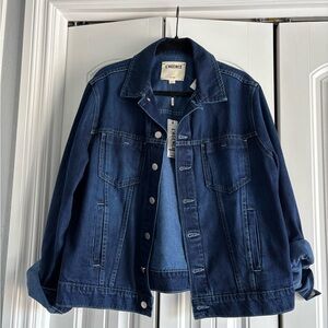 L'AGENCE Women's Blue Denim Jacket